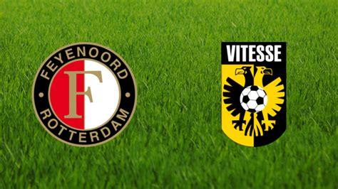 Click on the graph button to view the match statistics such as team line-ups, substitutions, goalscorers, yellow and red cards. . Feyenoord vs sbv vitesse lineups